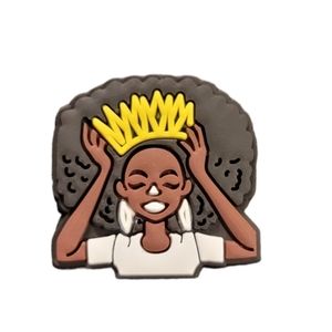 NEW Black Girl Croc Charm